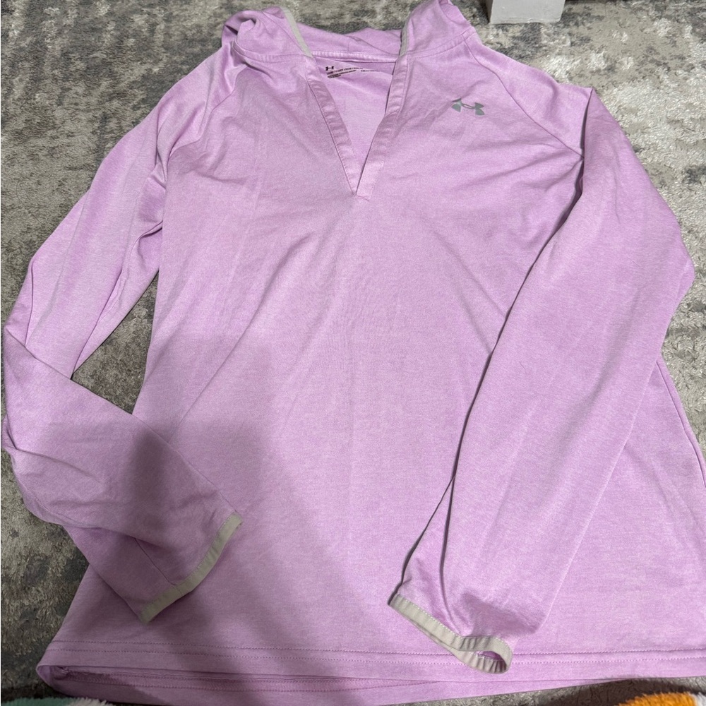 Under Armour Women's Lavender Long Sleeve Top/Hoodie